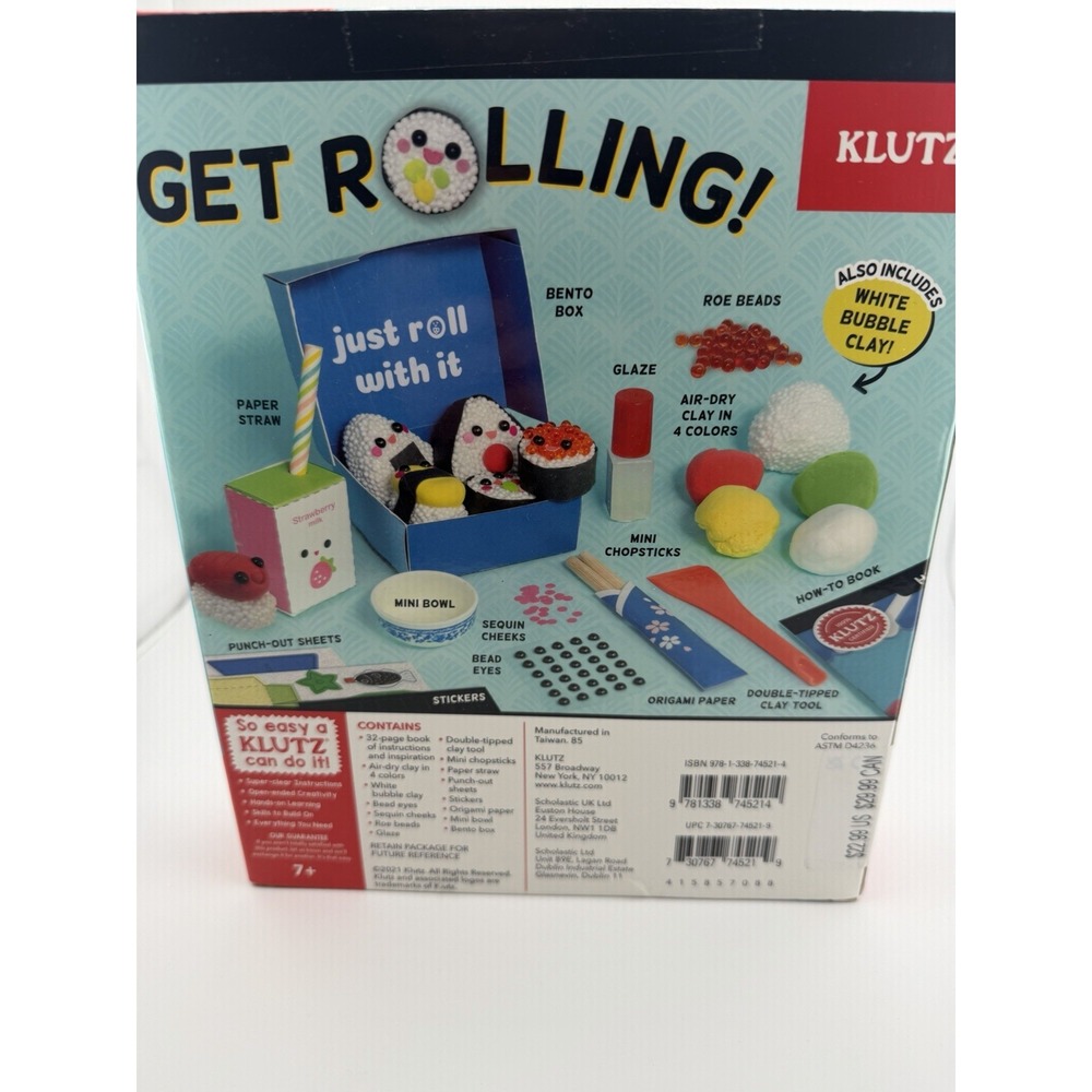 Klutz Mini Sushi Bar Craft Kit, Medium, Multicolor Ages 7+